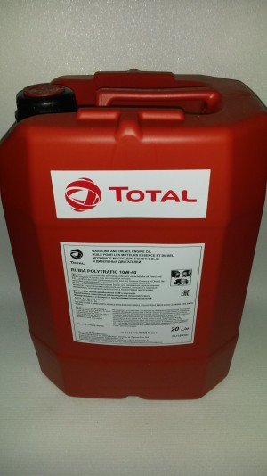 Моторное масло дизельное TOTAL RUBIA POLYTRAFIC 10W40 20L TOTAL RU149091 купить